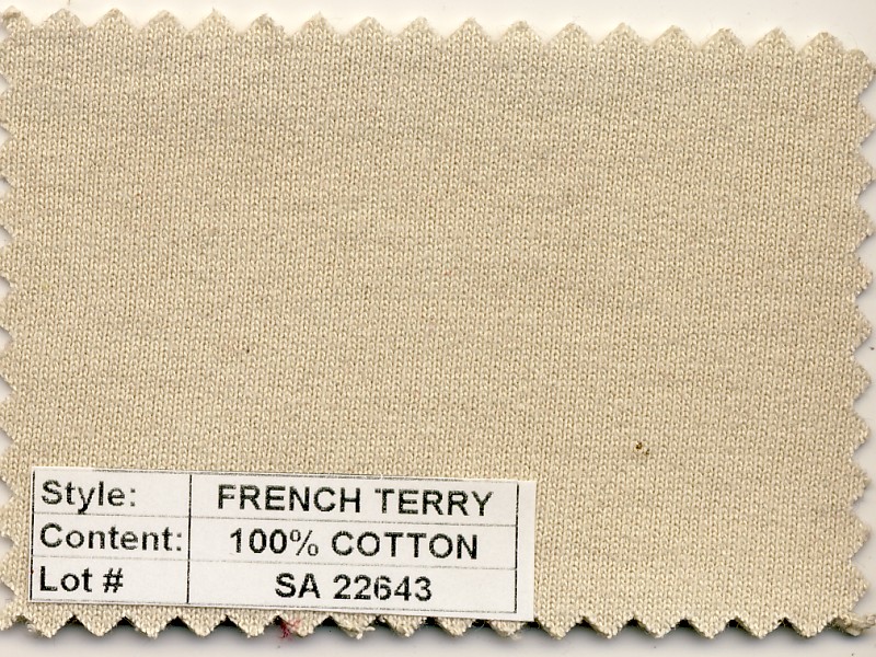 French Terry 100% Cotton 14 oz
